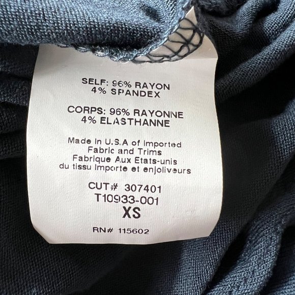 Lush Tunic Short Sleeve Blouse Stretch Pocket Oversized Relaxed Womens Size XS - Picture 6 of 8